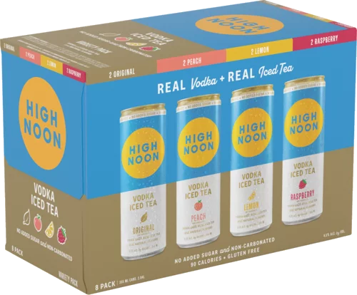 High Noon Vodka Iced Tea 8 Count Variety Pack