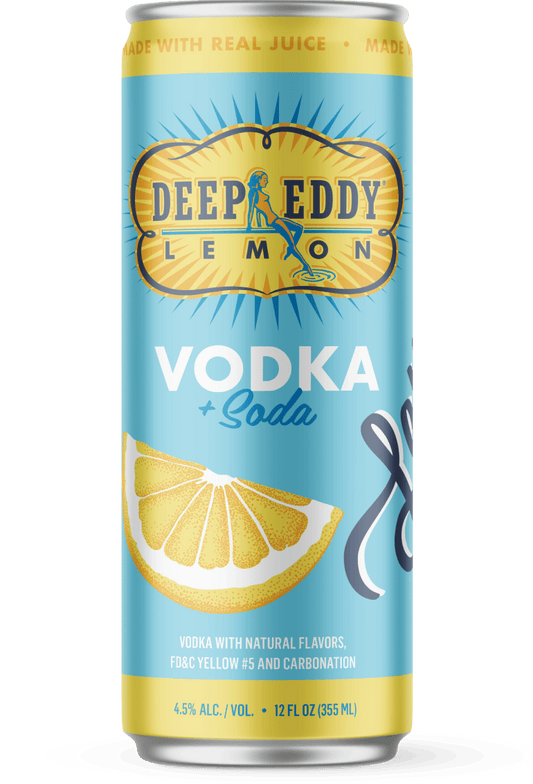 Deep Eddy Lemon Vodka Soda 355ml Can