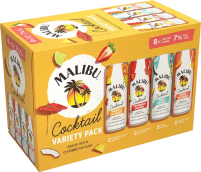 Malibu Cocktail Variety Pack 355ml Cans 8 Pack