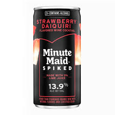 Minute Maid Spiked Strawberry Daiquiri 200ml Can 4 Pack