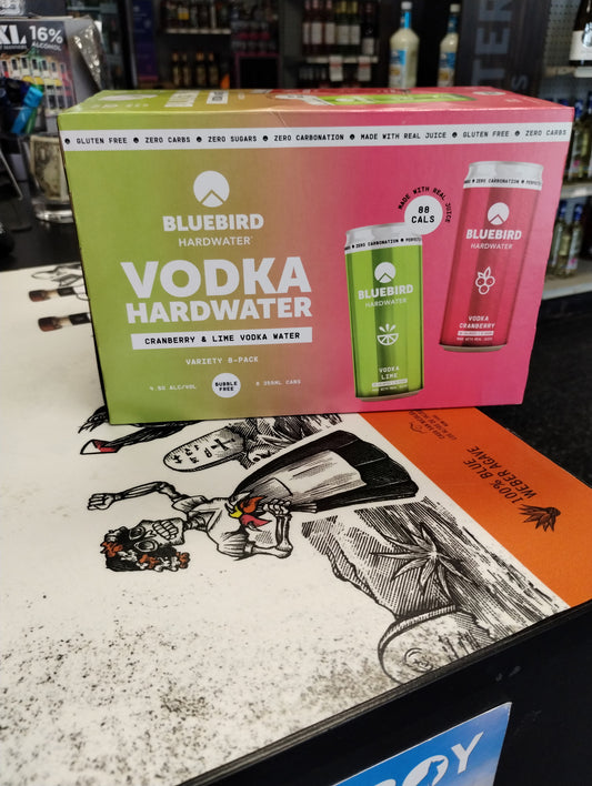 BlueBird Hard Water Vodka Variety pack